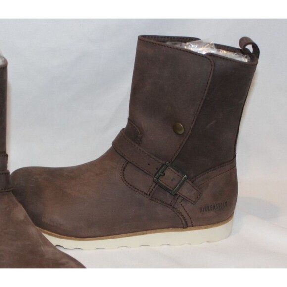 Birkenstock Women's Magdala Leather Boots Espresso Brown EU 37 NARROW US 6.5-7 - Picture 4 of 6